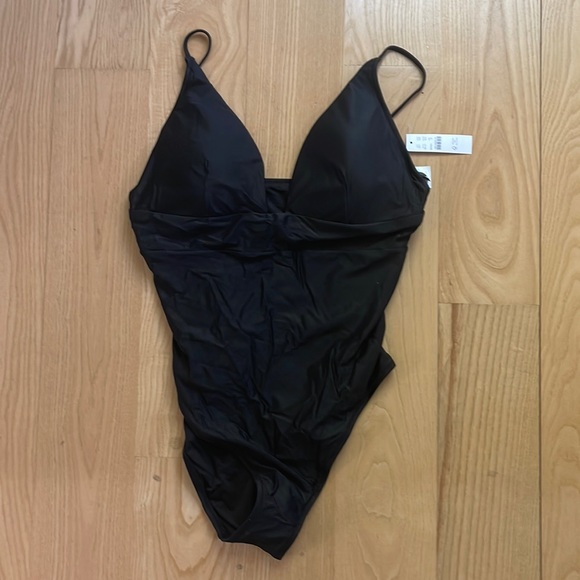 J. Crew Swim J Crew Long Torso Black Bathing Suit Poshmark